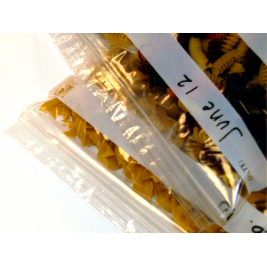 Elkay Plastics Seal Top Gallon Bag w/ White Strips Clear 10"X12"1.75Mil LDPE 250 / cs Brand Name Elkay Plastics Item F21012G - Raemart