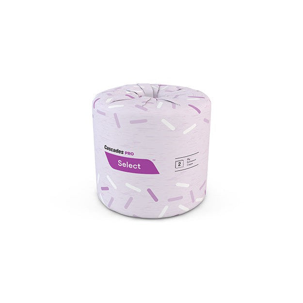 Cascades PRO Select Standard Bath Tissue 4" X 3.2" 2-Ply 500 Sheets 96 / cs Brand Name Cascades PRO Item B040 - Raemart