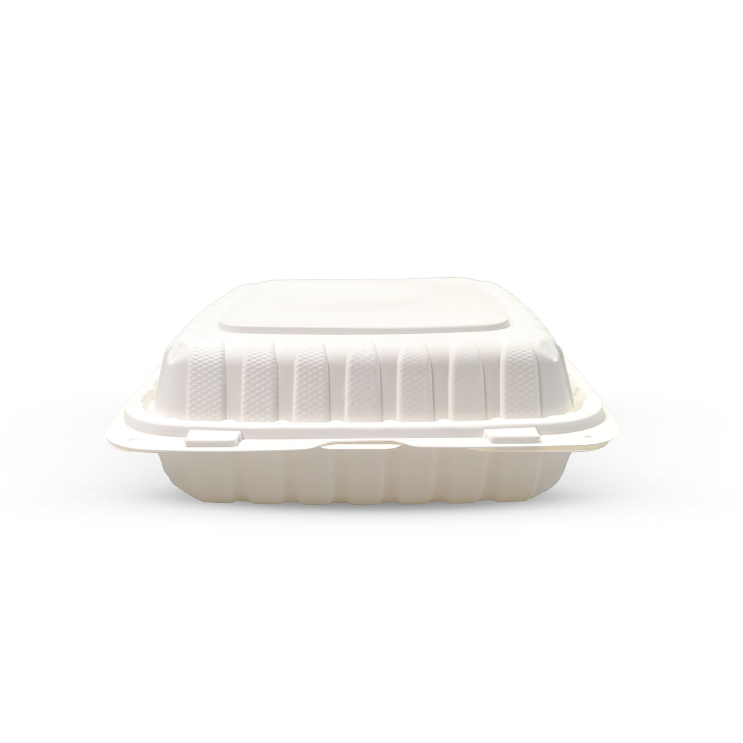 Empress Earth Hinged Container Mineral Filled PP 9" x 9" x 3" Natural 3-Compartment 6 / 25 cs Brand Name Empress Earth Item EPPHL-93
