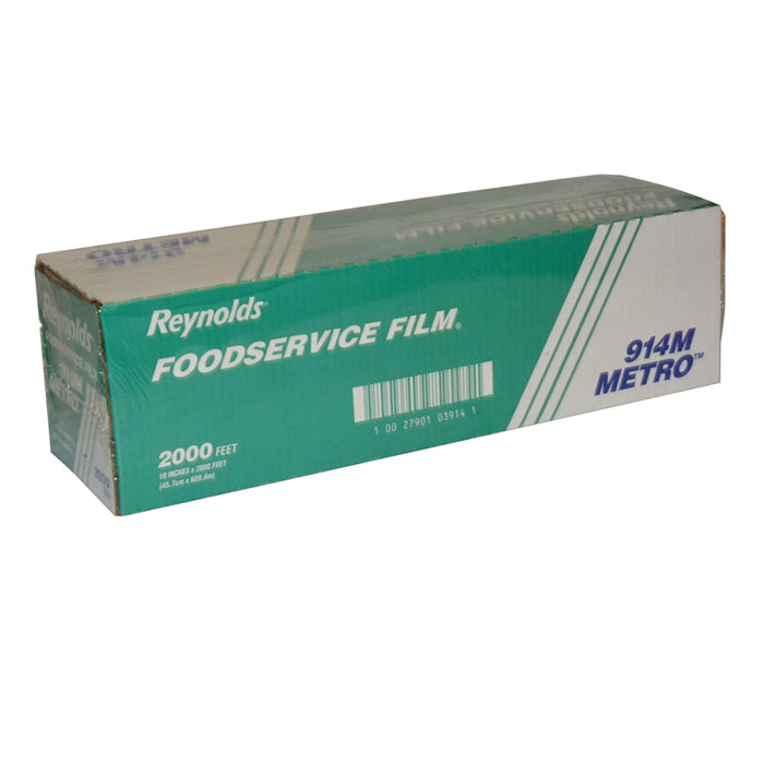 Pactiv Reynolds Metro Cutter Box Film 18" x 2000' 1 / rl Brand Name Pactiv Item 914M - Raemart