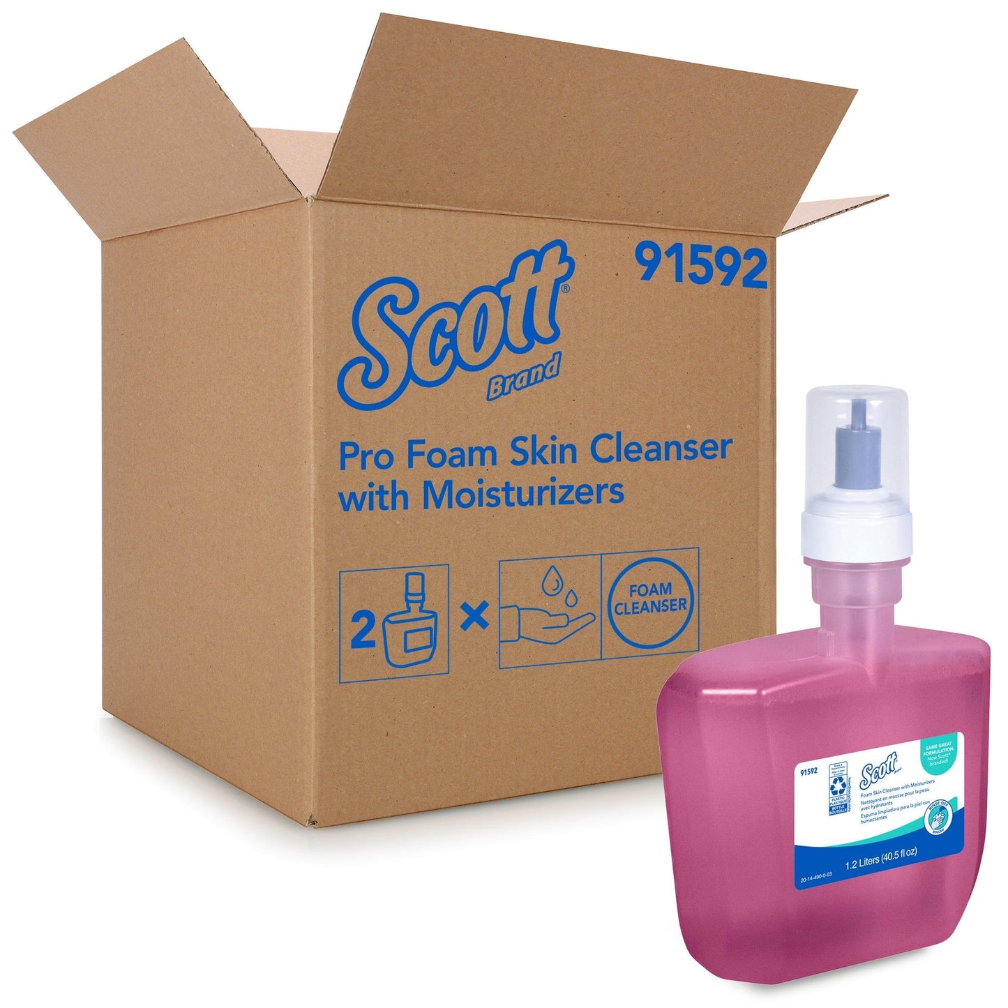 Kimberly Clark Kleenex Foam Skin Cleanser w/ Moisturizers 1.2 L Pink Floral 2 / cs Brand Name Kimberly Clark Item 91592 - Raemart