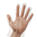 HD Poly Serving Gloves Large (Case of 5000 Gloves) Brand Name Safe Guard Item PELHD10500