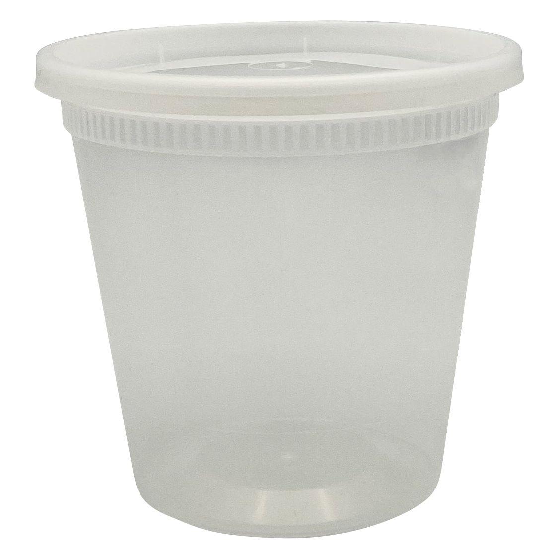 Empress 24oz Heavy Duty Deli Containers Clear Combo Pack 240 / cs Brand Name Empress Item EHDC24C - Raemart