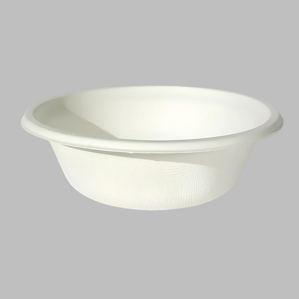 Empress Earth Heavy Weight Bowl PFAS Free 12 oz Natural White Bagasse 8 / 125 cs Brand Name Empress Earth Item EBL-12-PF