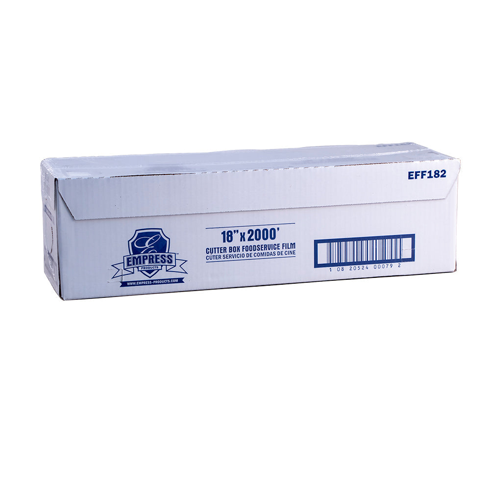 Empress PVC Cutter Box Film 18" x 2000' 1 Roll Brand Name Empress Item EFF182 - Raemart