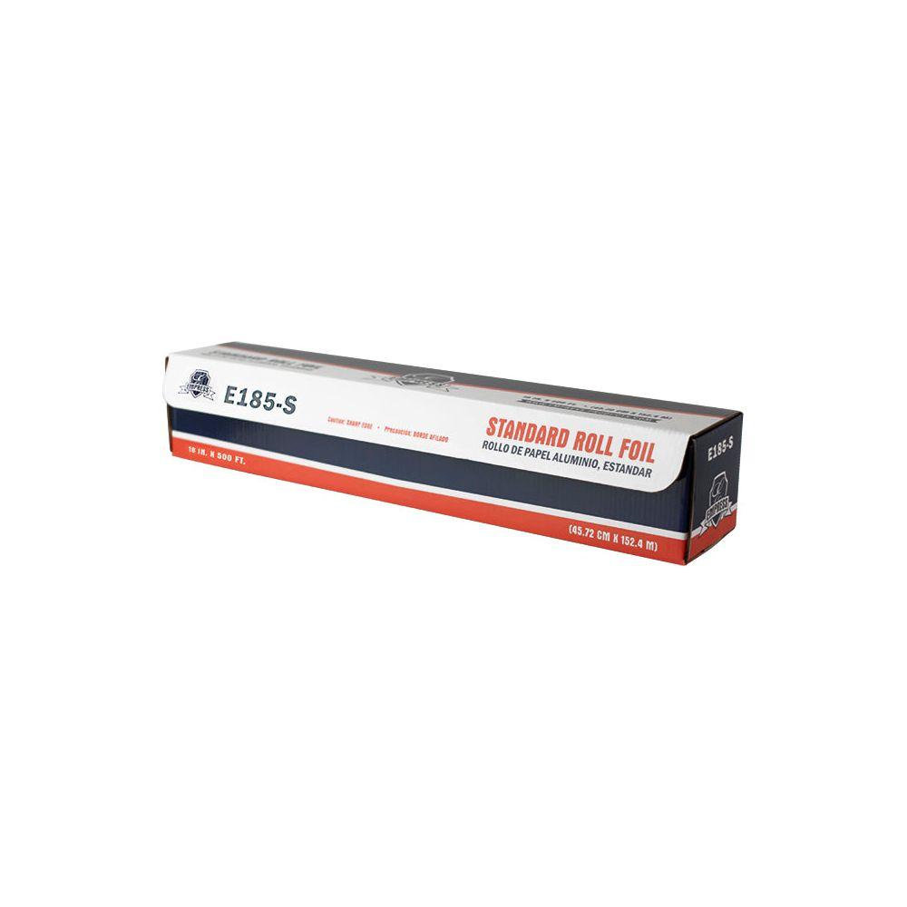 Empress Standard Roll Foil 18" X 500' 50 gauge 1 Roll Brand Name Empress Item E185-S - Raemart