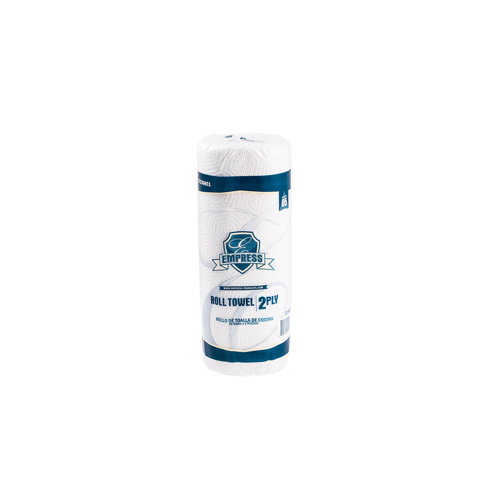 Empress Kitchen Towel Roll White 8" X 11" 2-Ply 85 / Roll 30 / cs Brand Name Empress Item KT 230851 - Raemart