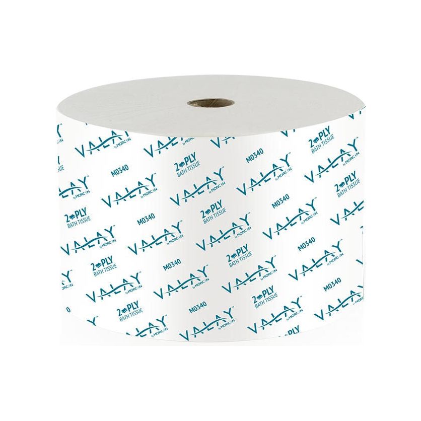 Morcon 0.75" Core White Bath Tissue 3.9" X 4" 2-Ply 1000 Sheets 36 / cs Brand Name Morcon Item M1000 - Raemart