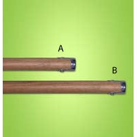 ABCO E-Z Screw Type Wood Handle 60" x 1 1/8" 1 / ea Brand Name ABCO Item 01210-NB-EA