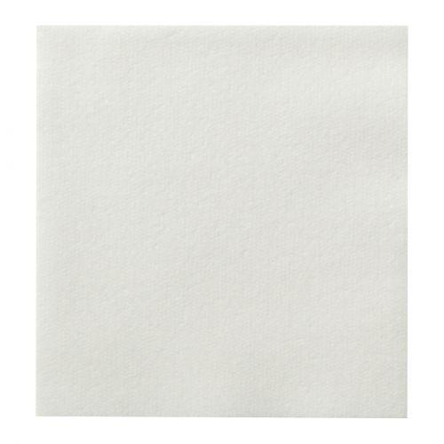 Kruger White Swan Beverage Napkin White 9" X 9" 1-Ply 4 Fold 8 / 500 cs Brand Name Kruger Item 07201