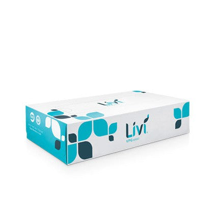 Solaris Livi VPG Select Boxed Facial Tissue White 2-Ply 8.37"X8.07" Flat Box 30 / 100 cs Brand Name Solaris Item 11513