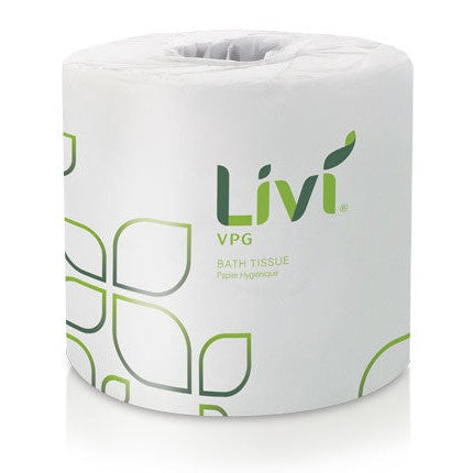 Solaris Livi VPG Bath Tissue White 2-Ply 4" X 3.66" 500 Sheets 96 / cs Brand Name Solaris Item 21724