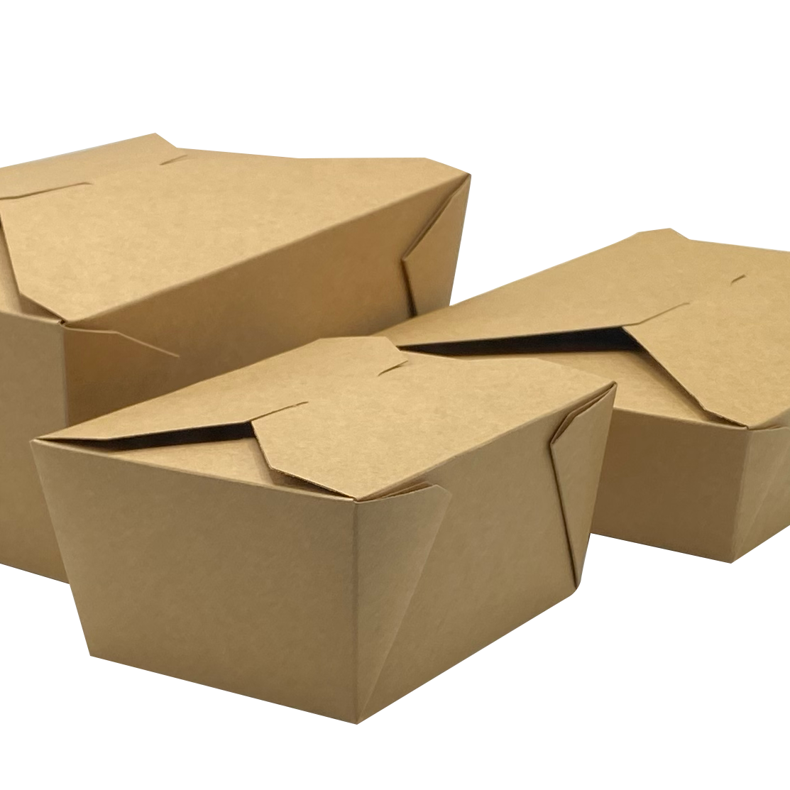 Empress #1 Kraft Folded Takeout Box 4.875" x 3.5" x 2.5" 450 / cs Brand Name Empress Item EMPFDBX1-K