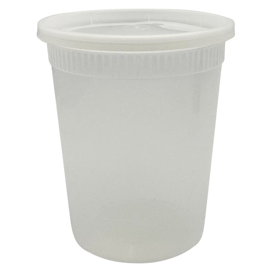 Empress Heavy Duty Deli Containers 32 oz, Clear, Combo Pack 240 / cs Brand Name Empress Item EHDC32C