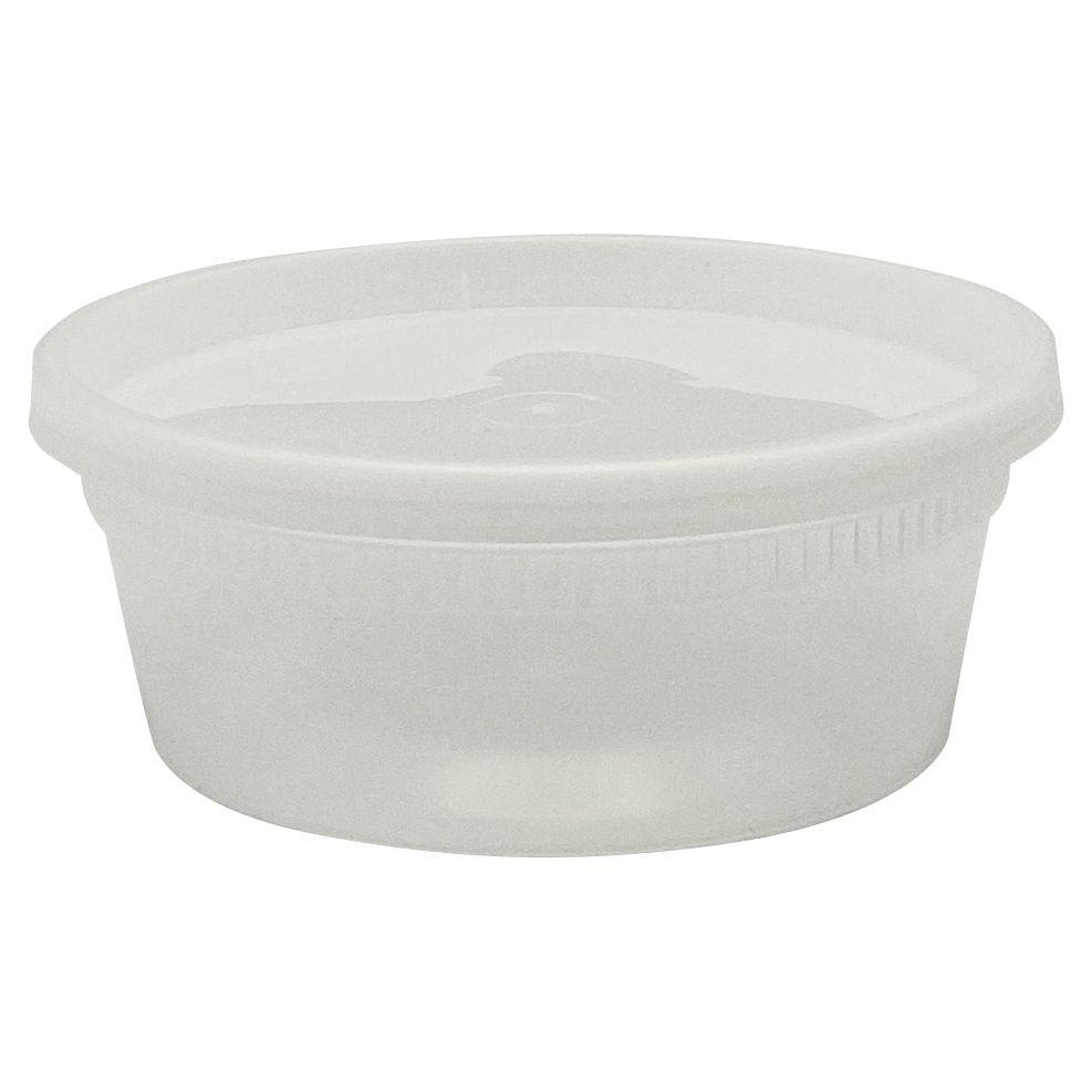 Empress Heavy Duty Deli Containers 8 oz, Clear, Combo Pack 240 / cs Brand Name Empress Item EHDC08C