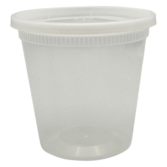 Empress 24oz Heavy Duty Deli Containers Clear Combo Pack 240 / cs Brand Name Empress Item EHDC24C