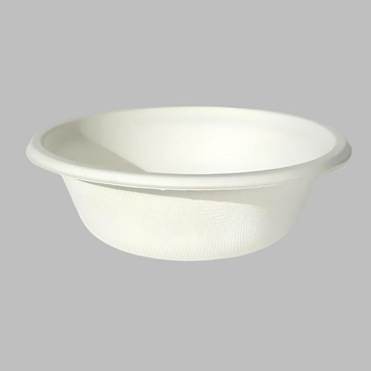 Empress Earth Heavy Weight Bowl PFAS Free 12 oz Natural White Bagasse 8 / 125 cs Brand Name Empress Earth Item EBL-12-PF