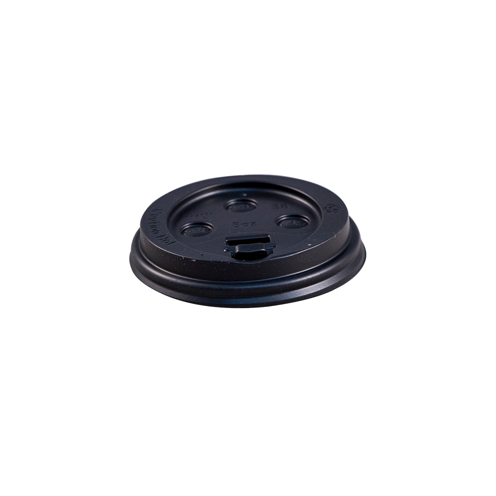 Empress Dome Lid for 8oz Paper Hot Cup Black 10 / 100 cs Brand Name Empress Item EDHCL-8-B