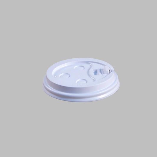 Empress Dome Lid for 8oz Paper Hot Cup White 10 / 100 cs Brand Name Empress Item EDHCL-8-W