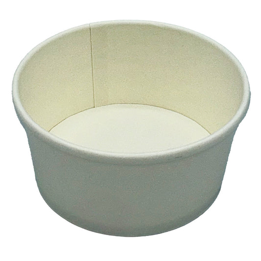 Empress Paper Food / Soup Container Bulk 8 oz White 500 / cs Brand Name Empress Item EFC-8-BULK