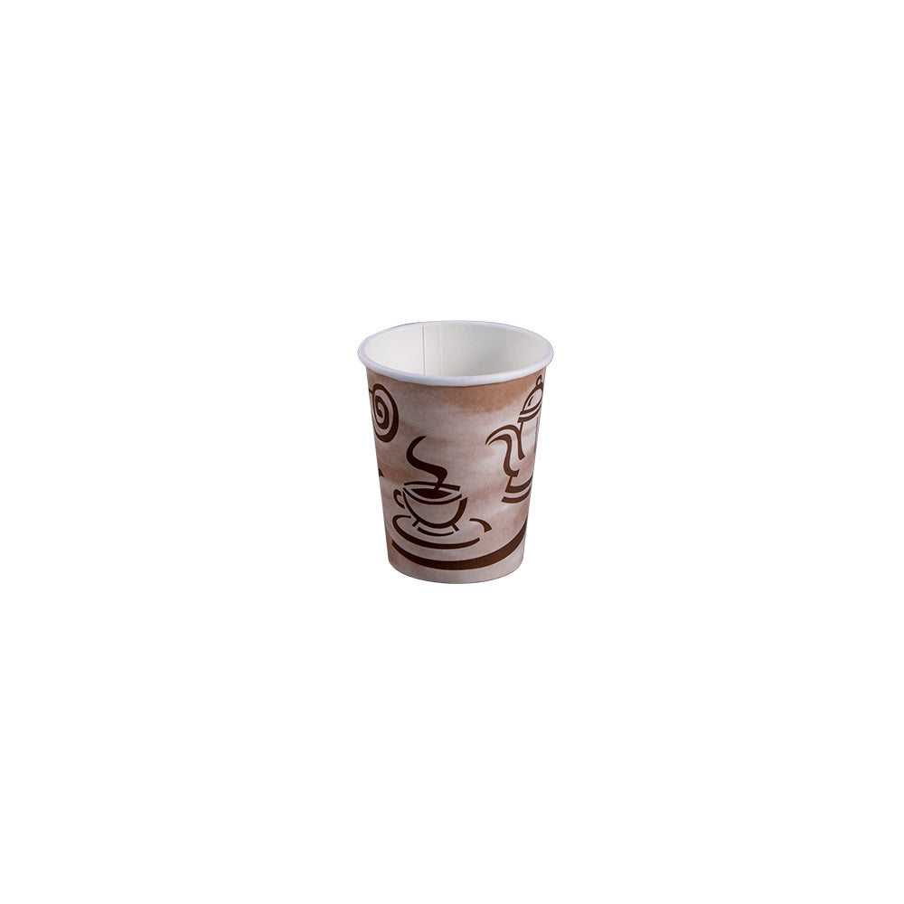 Empress Paper Hot Cup 8oz Stock Good Day Print 20 / 50 cs Brand Name Empress Item EHC8-P