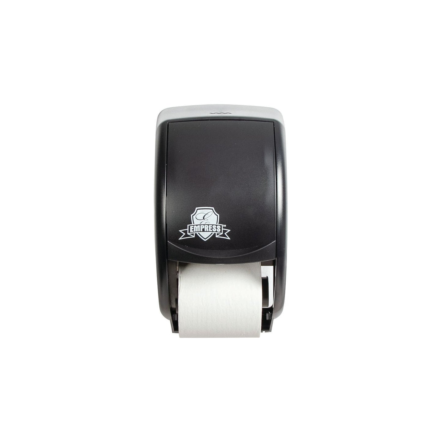 Empress Dispenser for Bath Tissue Two-Roll Standard Black 1 / ea Brand Name Empress Item EMP3500