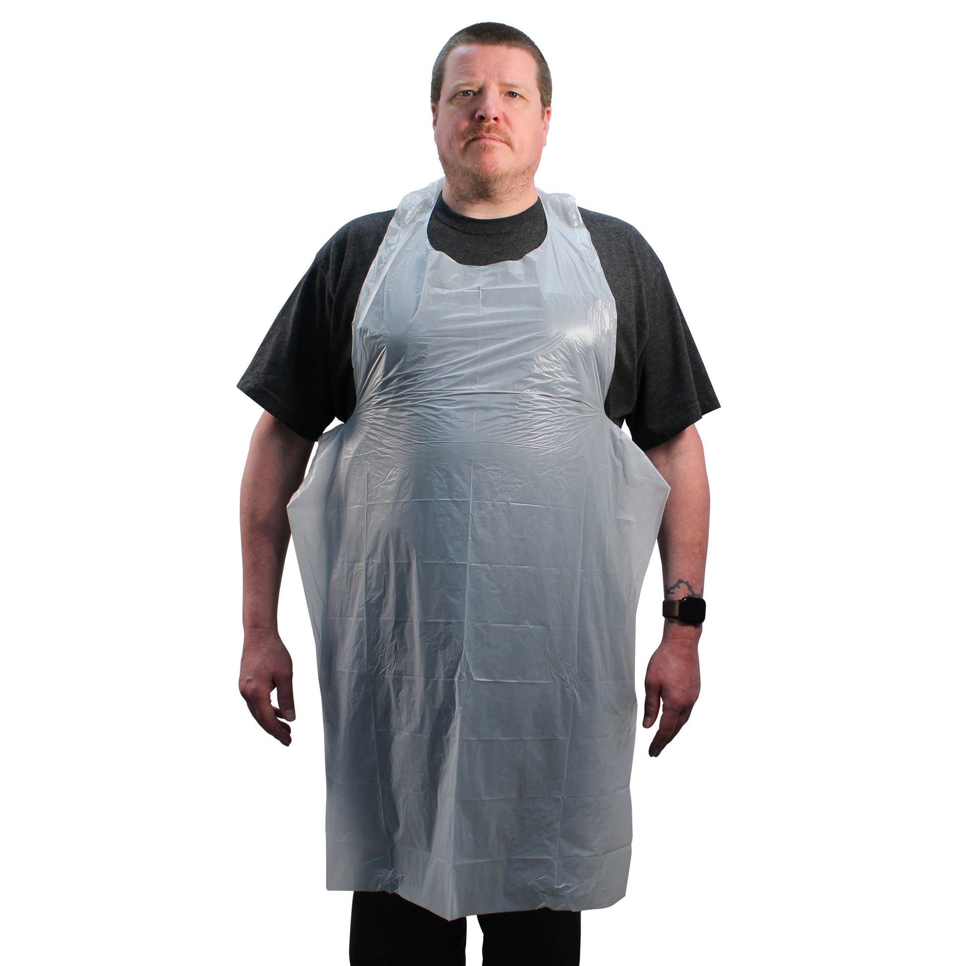 Empress 28" x 46" Polyethylene Apron 10 / 100 cs Brand Name Empress Item EMPAPRON2846 - Raemart