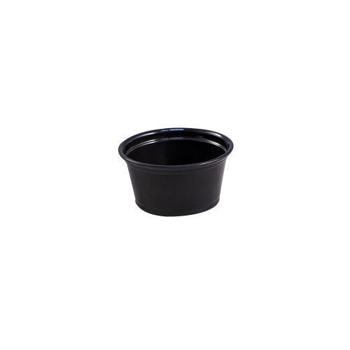 Empress Plastic Portion Cup 1.5oz Black 50 / 50 cs Brand Name Empress Item EPC150B