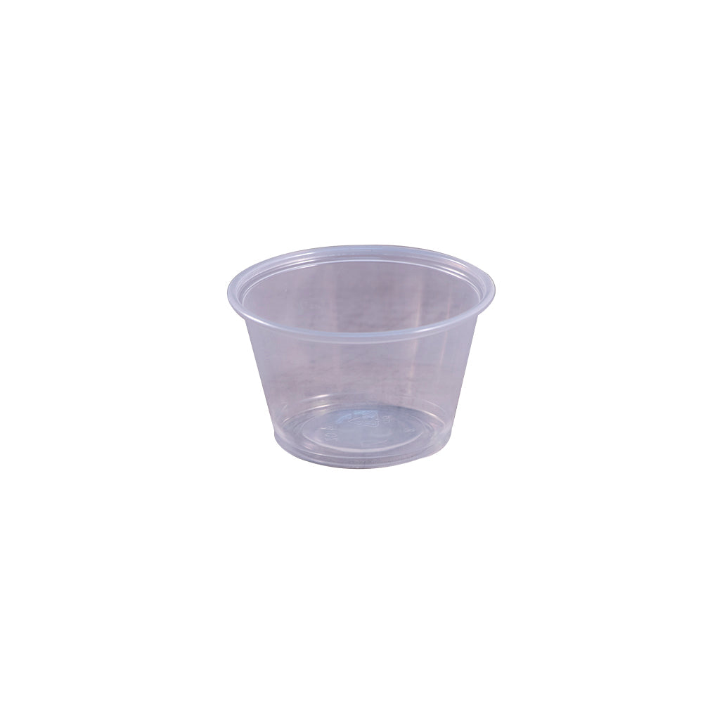 Empress Plastic Portion Cup 4oz Clear 50 / 50 cs Brand Name Empress Item EPC400