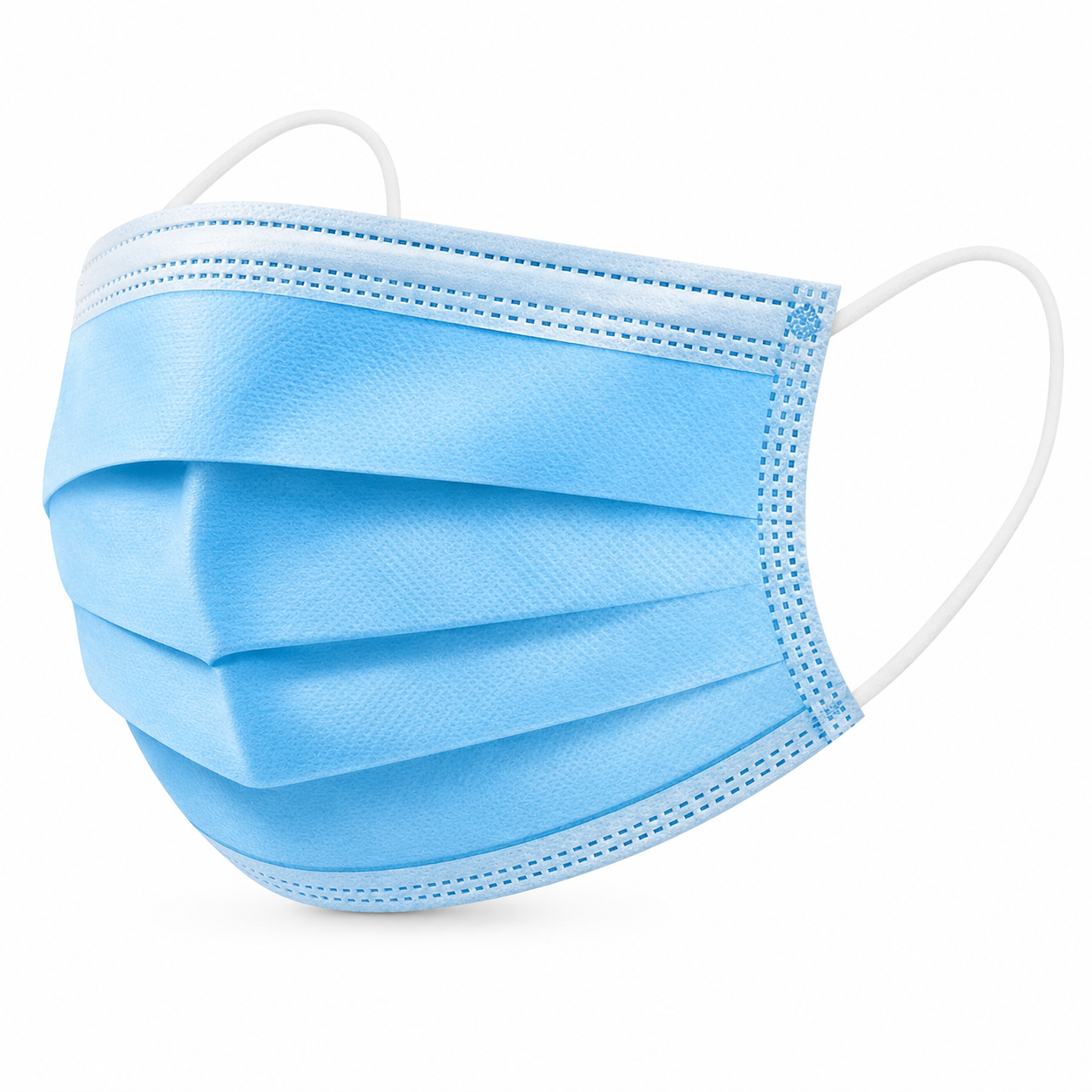 Impact Protective Face Mask w/ Ear Loops Blue, 3 Ply, BFE 99.5% 50 / bx Brand Name Impact Item MFB-3-EL-2K-BX