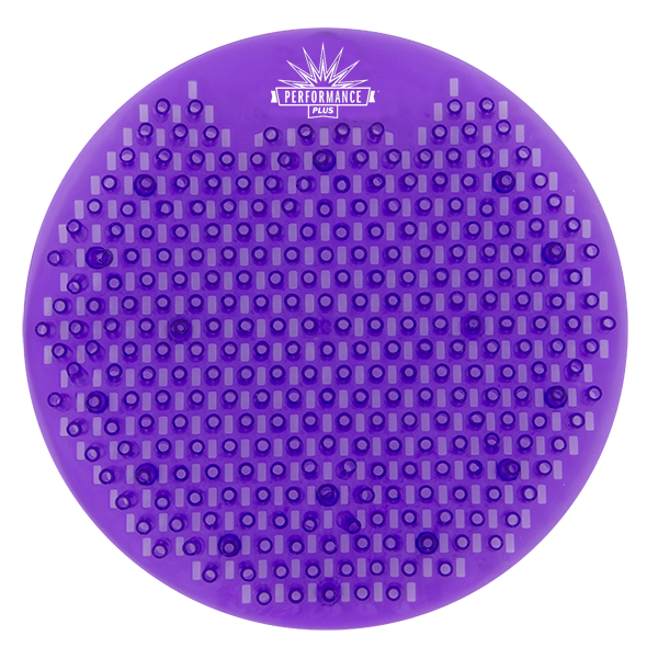 Performance Plus Splash Free Purple Urinal Screen Round Lavender Meadow Scent 6 / bx Brand Name Performance Plus Item PPUSLM-04