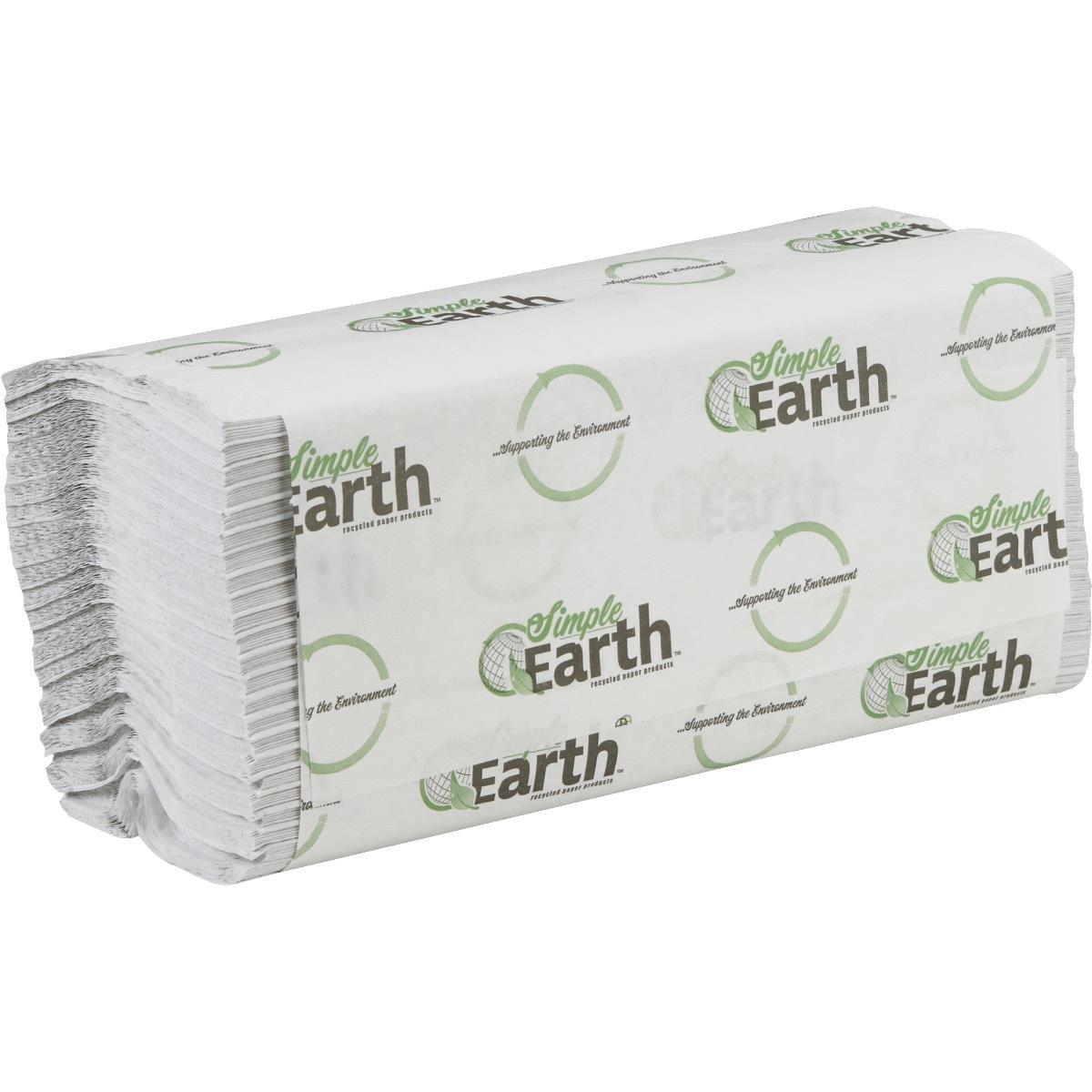 Simple Earth C-Fold Towel 11.42 X 10, White 12 / 198 cs Brand Name Simple Earth Item S1010