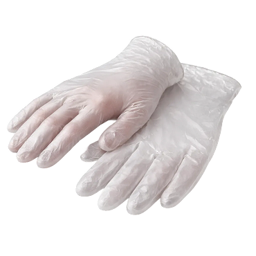 Vinyl Glove Powder Free Large 10 / 100 cs Brand Name Crown Item CVG-L 1000 - Raemart