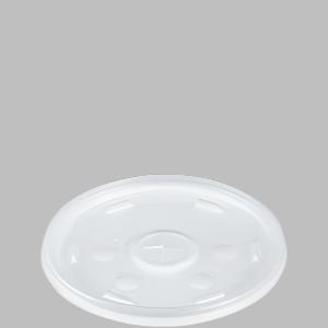 Dart Straw Slot Lid Translucent 10 / 100 cs Brand Name Dart Item 20SL