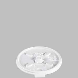 Dart Lift n' Lock Lid White 10 / 100 cs Brand Name Dart Item 8FTL