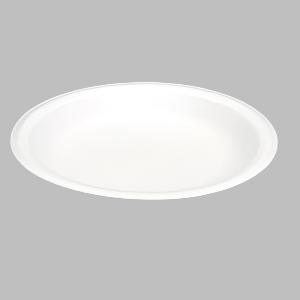 Genpak Celebrity 8.88" White Plate Polystyrene Foam 4 / 125 cs Brand Name Genpak Item 80900