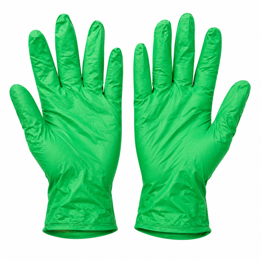 3.5g Nitrile Gloves Powder Free Green (Case 1000) Brand Name GAR Item GLN35PFLGNGAR