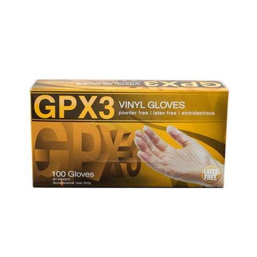 Vinyl Gloves Powder Free, Latex Free (Box of 100) - Raemart