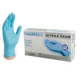 Blue Nitrile Exam Gloves, Powder Free, Latex Free (Case of 1000) - Raemart