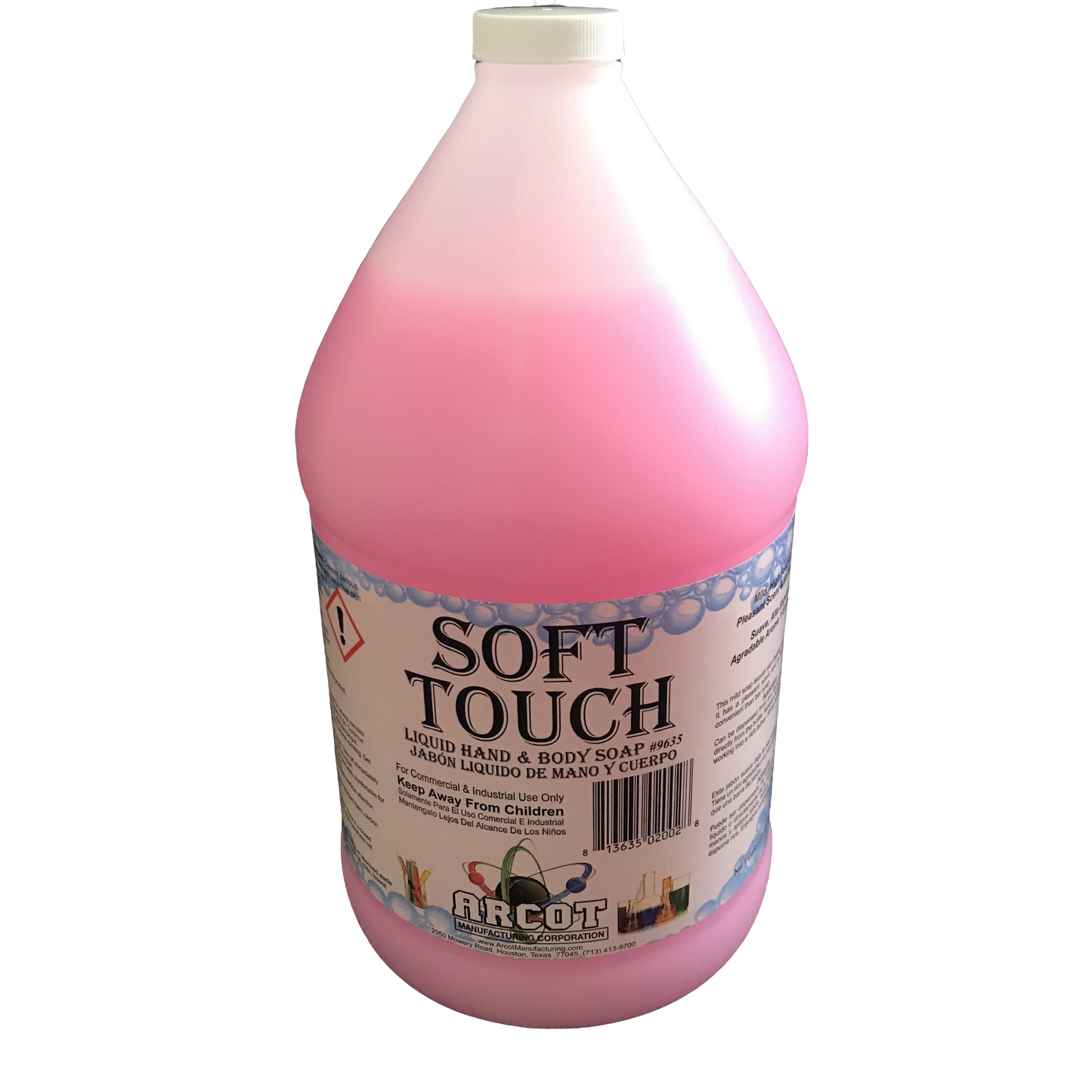 Soft Touch Liquid Hand & Body Soap (Case of 4 Gallons) - Raemart