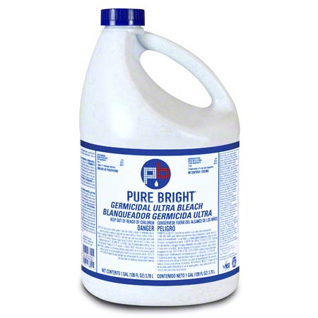 KIK Pure Bright Germicidal Ultra Bleach 6% 1 Gallon / 6 per case - Raemart
