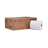 8" TAD Premium Hardwound Towel 800 ft. White (Case of 6 Rolls) - Raemart
