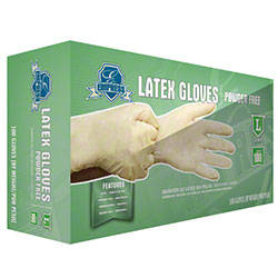 Latex Disposable Gloves Powder Free (Box of 100) - Raemart